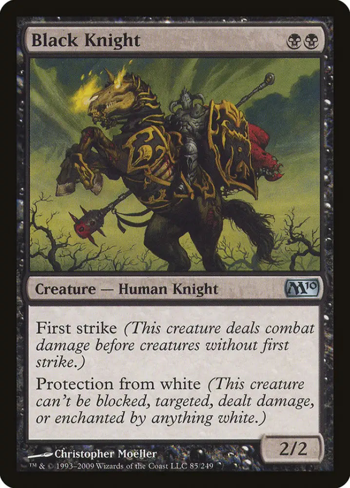 Black Knight [Magic 2010] - MTG Single