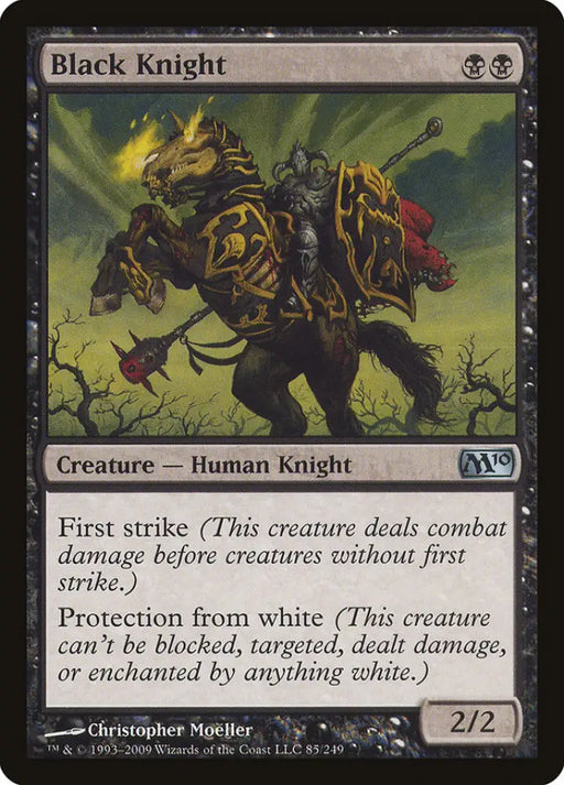 Black Knight [Magic 2010] - MTG Single