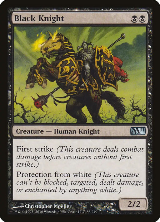 Black Knight [Magic 2011] - MTG Single