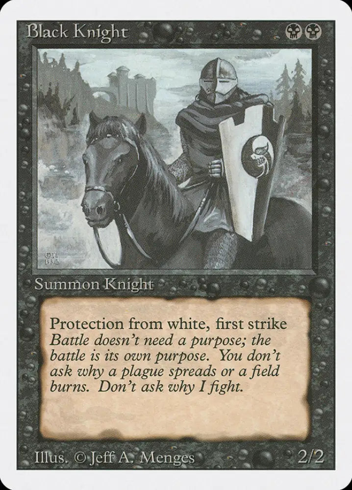 Black Knight [Revised Edition] - MTG Single