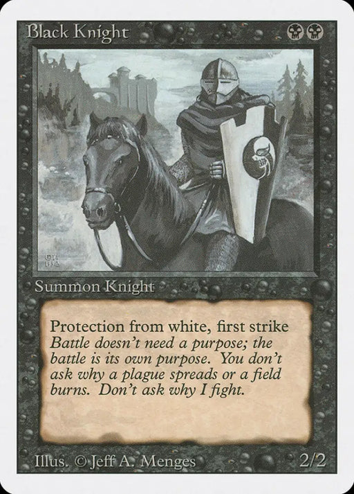 Black Knight [Revised Edition] - MTG Single