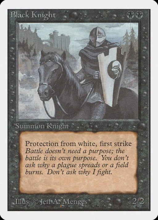 Black Knight [Unlimited Edition] - MTG Single