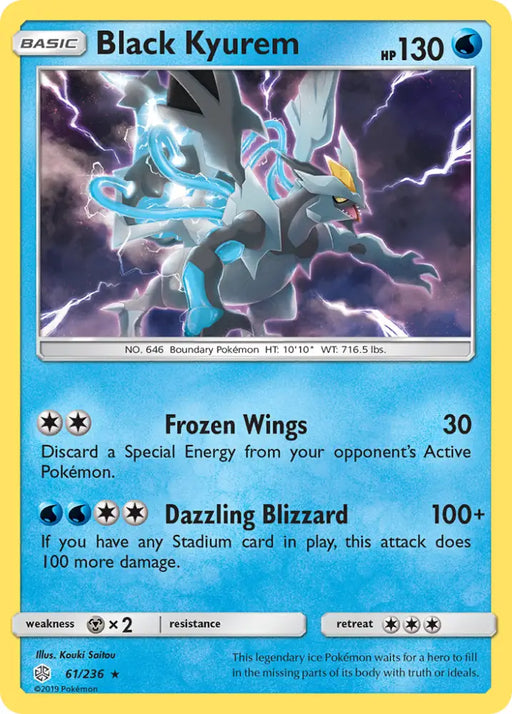Black Kyurem (61/236) [Sun & Moon: Cosmic Eclipse] - Pokemon Single