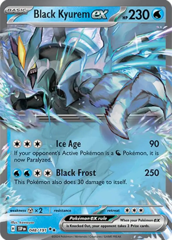Black Kyurem ex (048/191) [Scarlet & Violet: Surging Sparks] - Pokemon Single