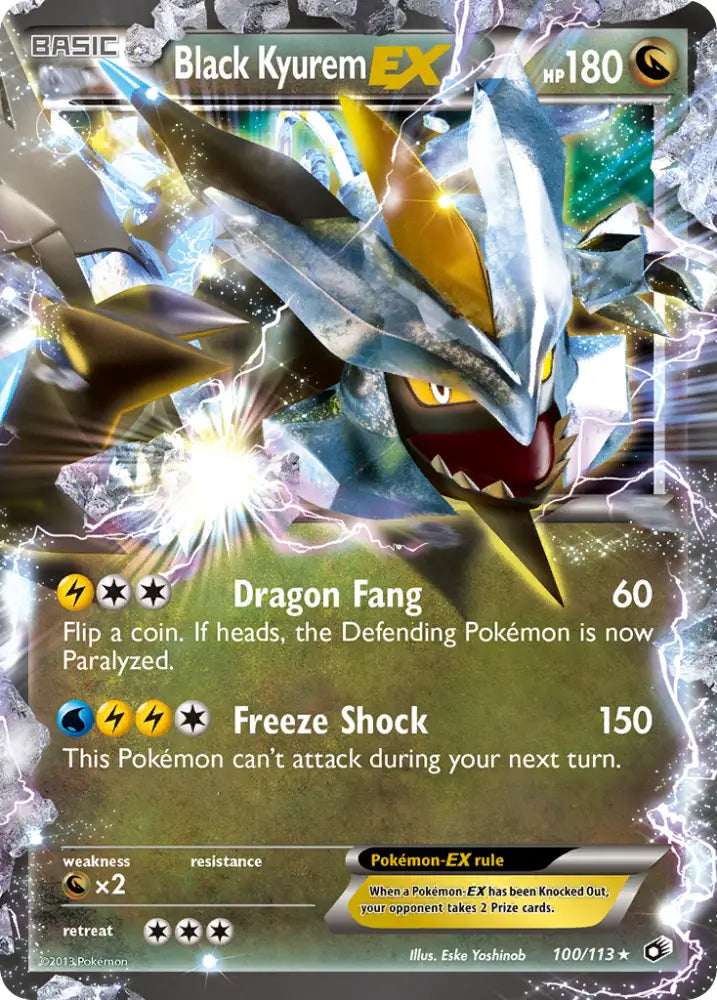 Black Kyurem EX (100/113) [Black & White: Legendary Treasures] - Pokemon Single