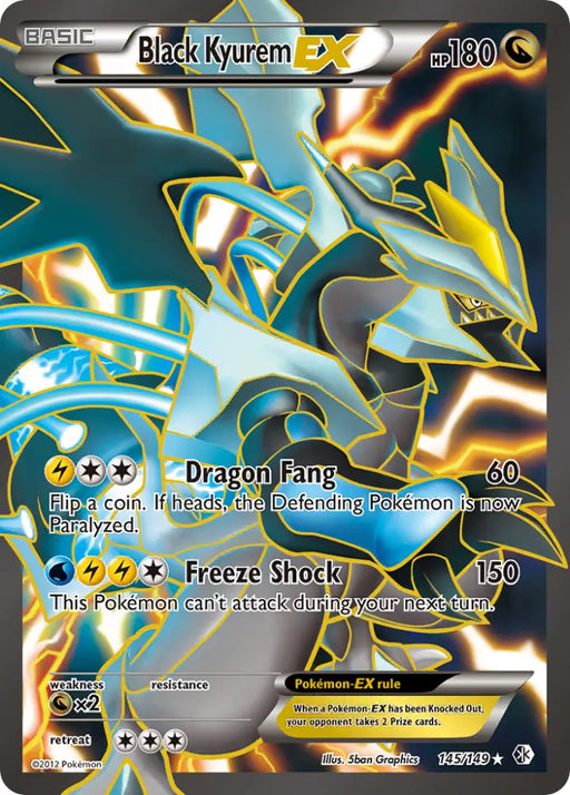 Black Kyurem EX (145/149) [Black & White: Boundaries Crossed] - Pokemon Single