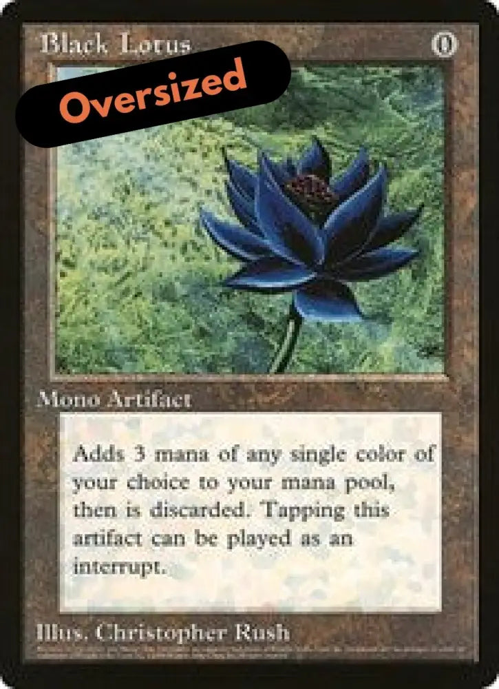 Black Lotus (Oversized) [Oversize Cards] - MTG Single