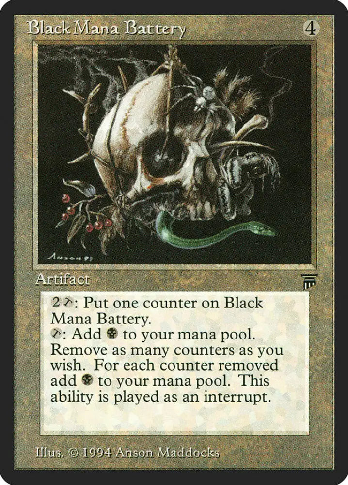 Black Mana Battery [Legends] - MTG Single