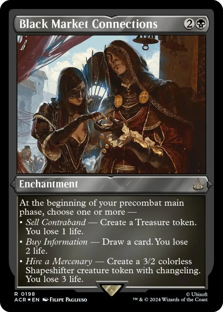 Black Market Connections (Foil Etched) [Assassin’s Creed] - MTG Single