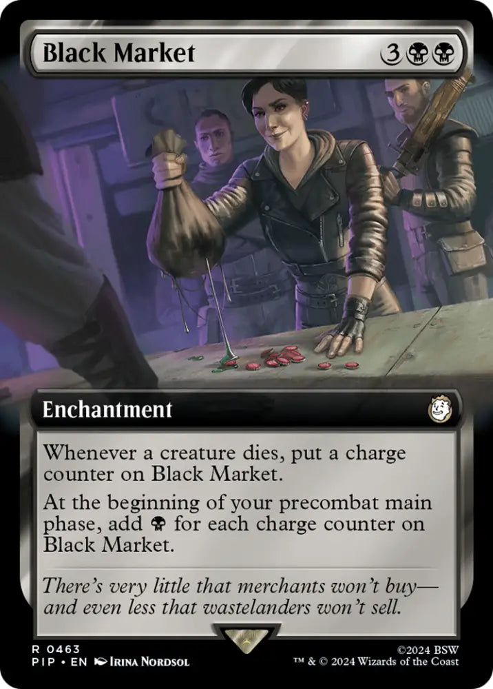 Black Market (Extended Art) [Fallout] - MTG Single