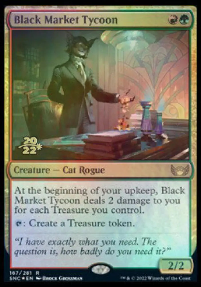 Black Market Tycoon [Streets of New Capenna Prerelease Promos] - MTG Single