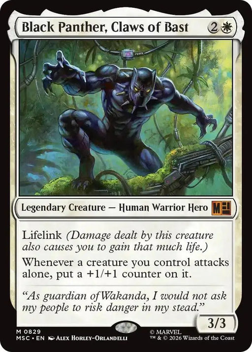 Black Panther, Claws of Bast (829) [Marvel Super Heroes Commander]