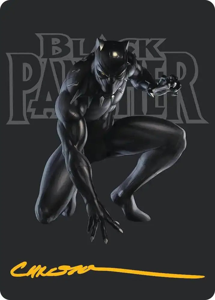 Black Panther, Hope Enduring Art Card (Gold-Stamped Signature) (27) [Marvel Super Heroes Art Series]