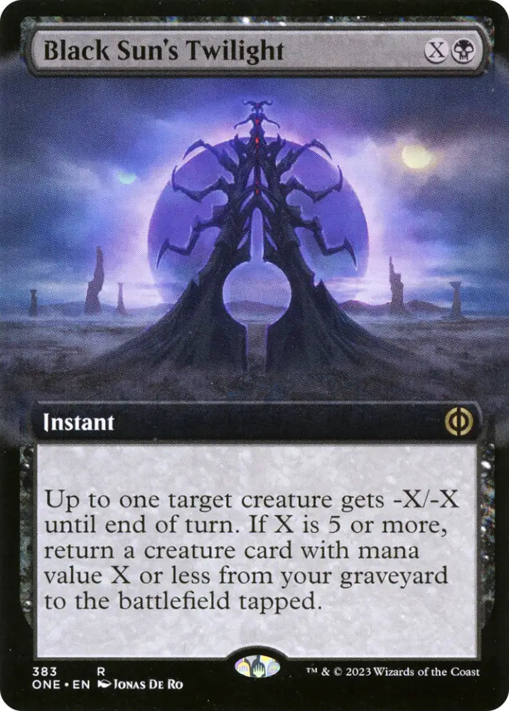 Black Sun’s Twilight (Extended Art) [Phyrexia: All Will Be One] - MTG Single
