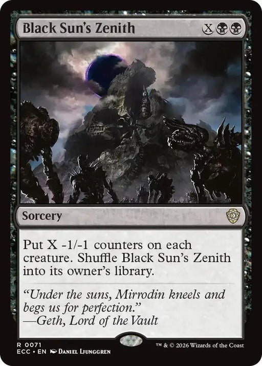 Black Sun's Zenith (71) [Lorwyn Eclipsed Commander]