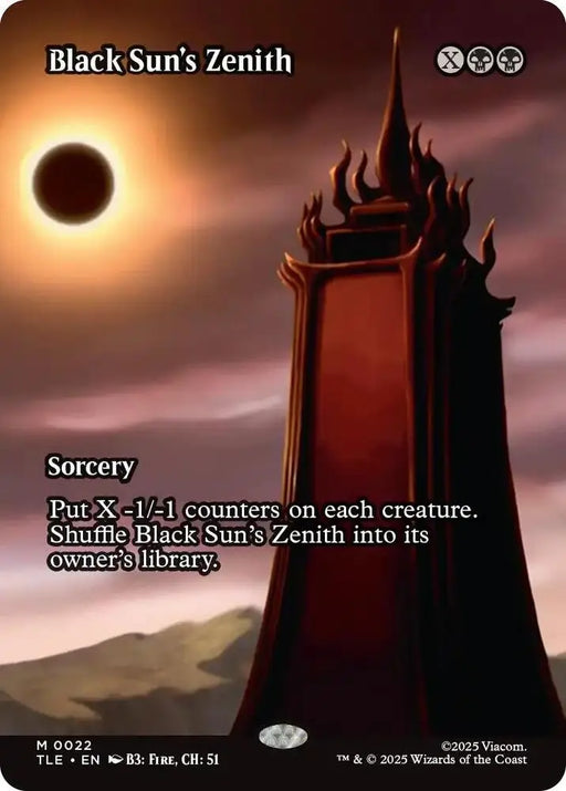 Black Sun's Zenith (Borderless) (22) [Avatar: The Last Airbender: Eternal-Legal]