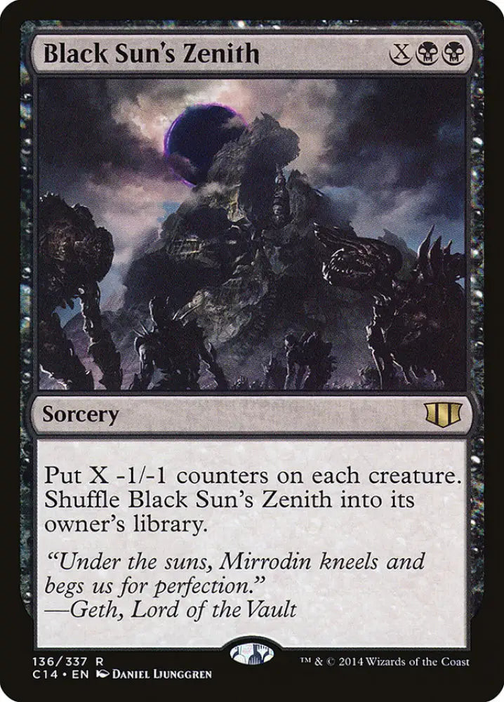 Black Sun’s Zenith [Commander 2014] - MTG Single