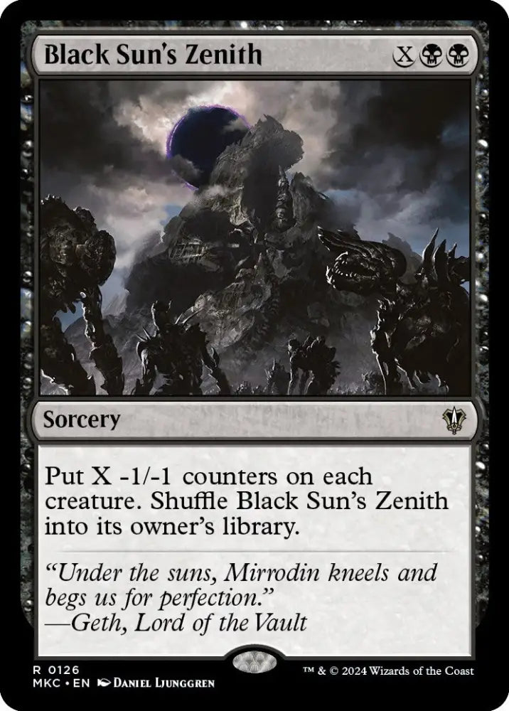 Black Sun’s Zenith [Murders at Karlov Manor Commander] - MTG Single