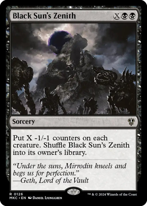 Black Sun’s Zenith [Murders at Karlov Manor Commander] - MTG Single