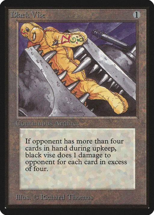 Black Vise [Beta Edition] - MTG Single