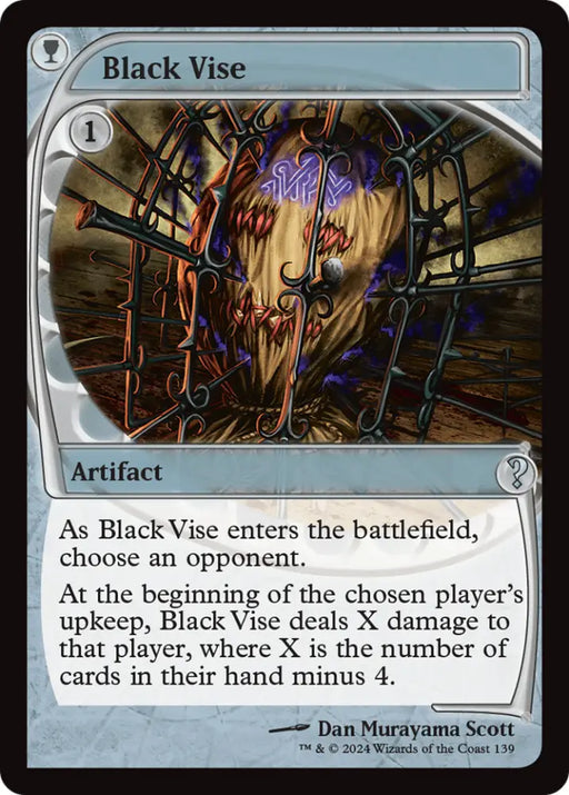 Black Vise (Future Sight) [Mystery Booster 2] - MTG Single