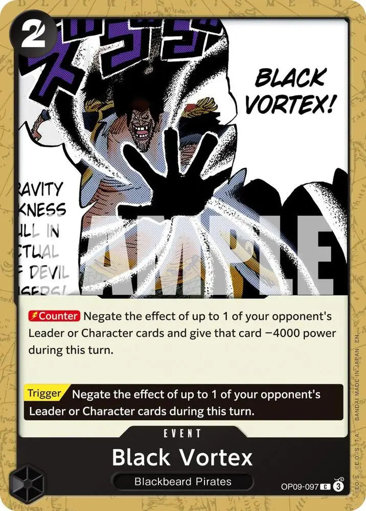 Black Vortex (Reprint) (OP09-097) [Premium Booster -The Best- Vol. 2]