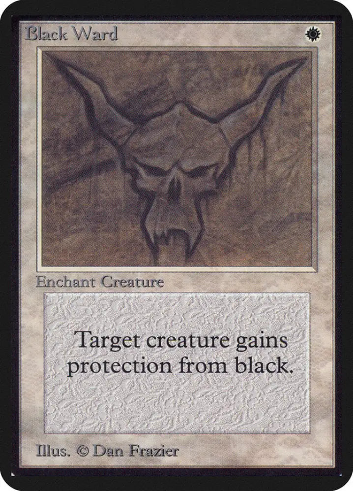 Black Ward [Alpha Edition] - MTG Single
