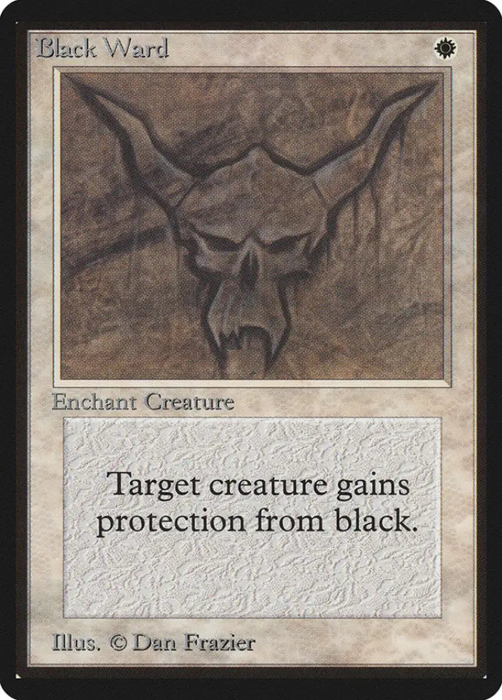 Black Ward [Beta Edition] - MTG Single