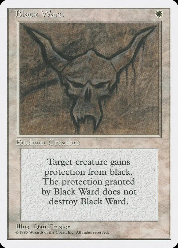 Black Ward [Fourth Edition] - MTG Single