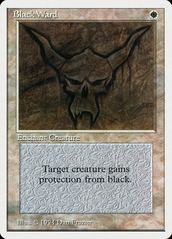 Black Ward [Summer Magic / Edgar] - MTG Single