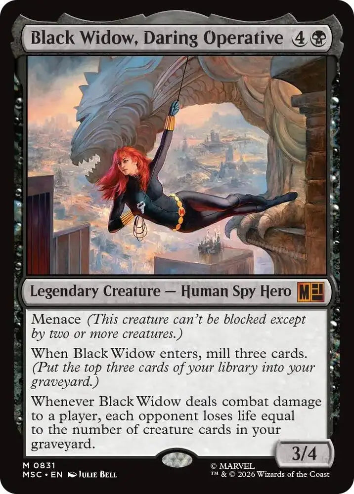 Black Widow, Daring Operative (831) [Marvel Super Heroes Commander]