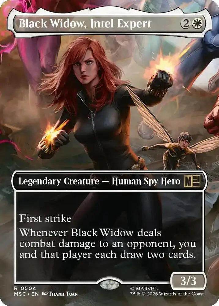 Black Widow, Intel Expert (Borderless) (504) [Marvel Super Heroes Commander]