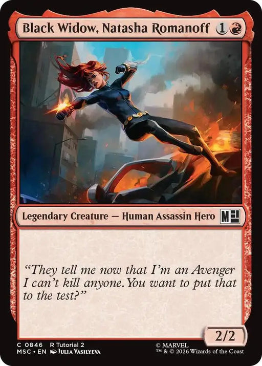 Black Widow, Natasha Romanoff (0846) [Marvel Super Heroes Commander]