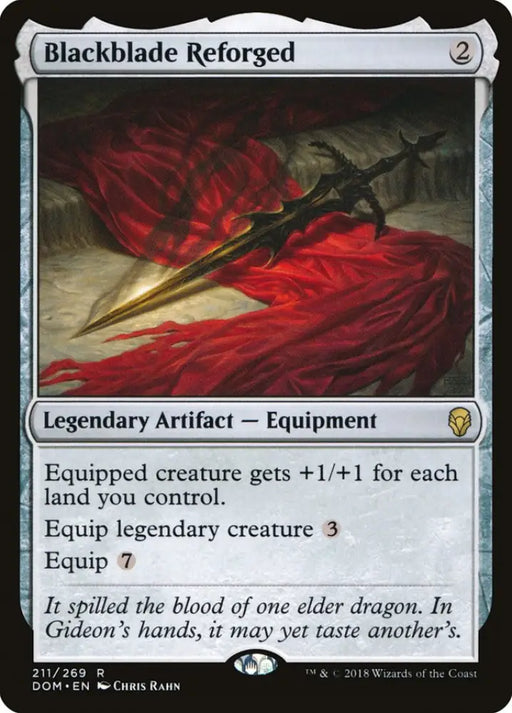 Blackblade Reforged [Dominaria] - MTG Single