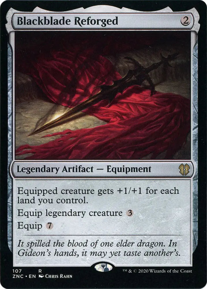 Blackblade Reforged [Zendikar Rising Commander] - MTG Single