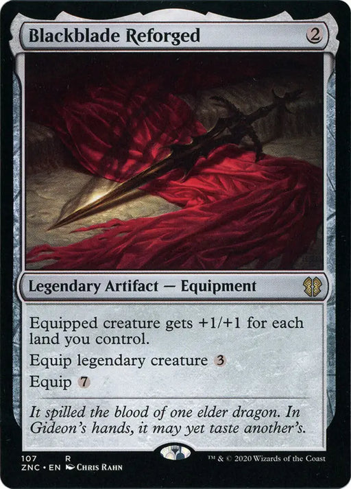 Blackblade Reforged [Zendikar Rising Commander] - MTG Single