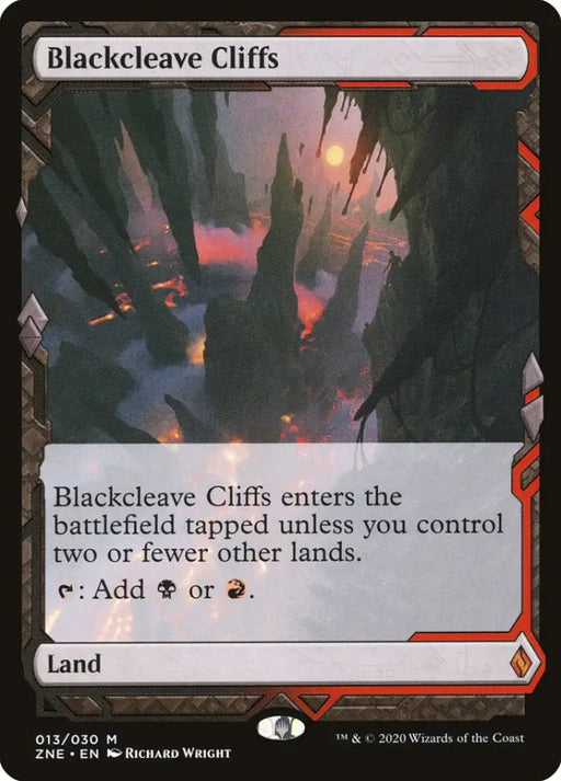 Blackcleave Cliffs (Expeditions) [Zendikar Rising Expeditions] - MTG Single
