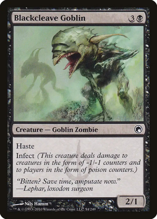 Blackcleave Goblin [Scars of Mirrodin] - MTG Single