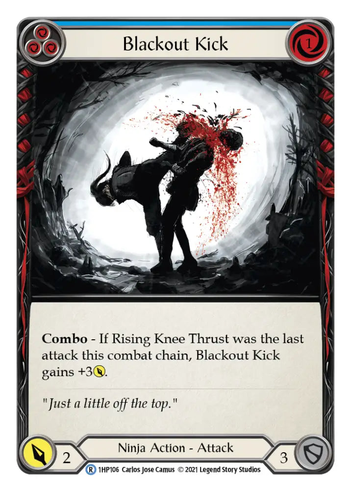 Blackout Kick (Blue) [1HP106] (History Pack 1) - Flesh And Blood Single
