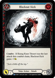 Blackout Kick (Blue) [Welcome to Rathe Unlimited] Unlimited Rainbow Foil - Flesh And Blood Single
