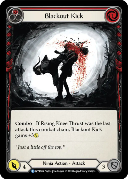 Blackout Kick (Red) [Welcome to Rathe Unlimited] Unlimited Normal - Flesh And Blood Single
