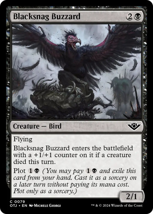 Blacksnag Buzzard [Outlaws of Thunder Junction] - MTG Single
