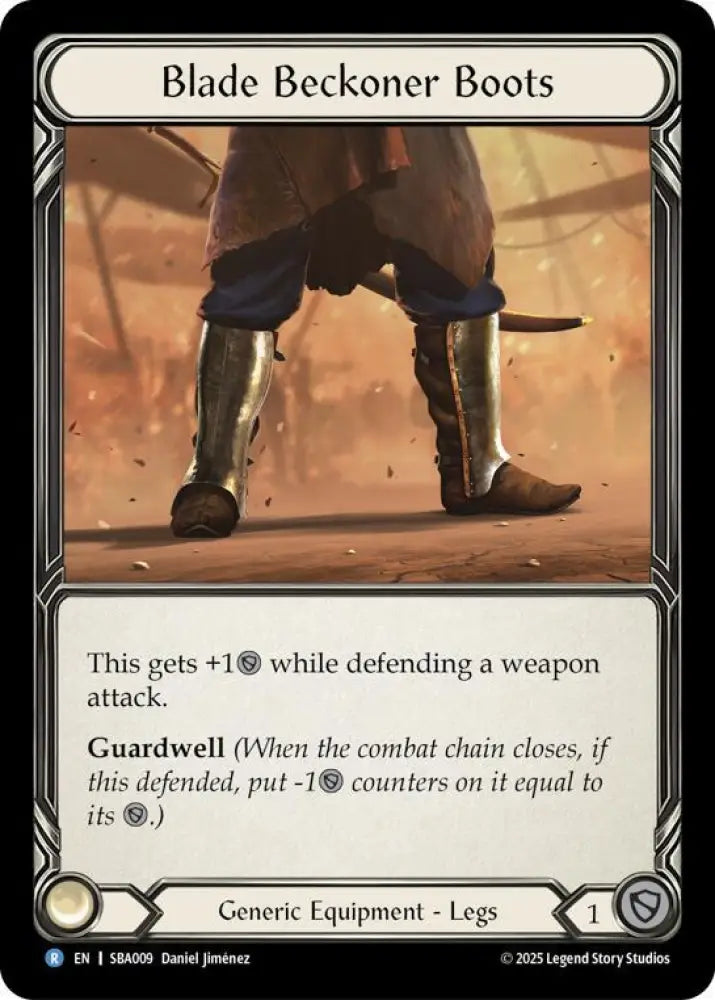 Blade Beckoner Boots (SBA009) [Silver Age Chapter 3]