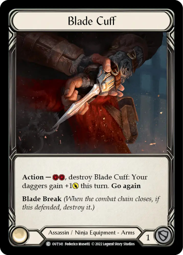 Blade Cuff [Outsiders] Rainbow Foil - Flesh And Blood Single