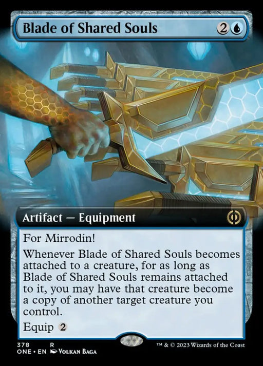 Blade of Shared Souls (Extended Art) [Phyrexia: All Will Be One] - MTG Single