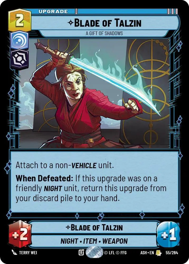Blade of Talzin - A Gift of Shadows (55/264) [Ashes of the Empire]