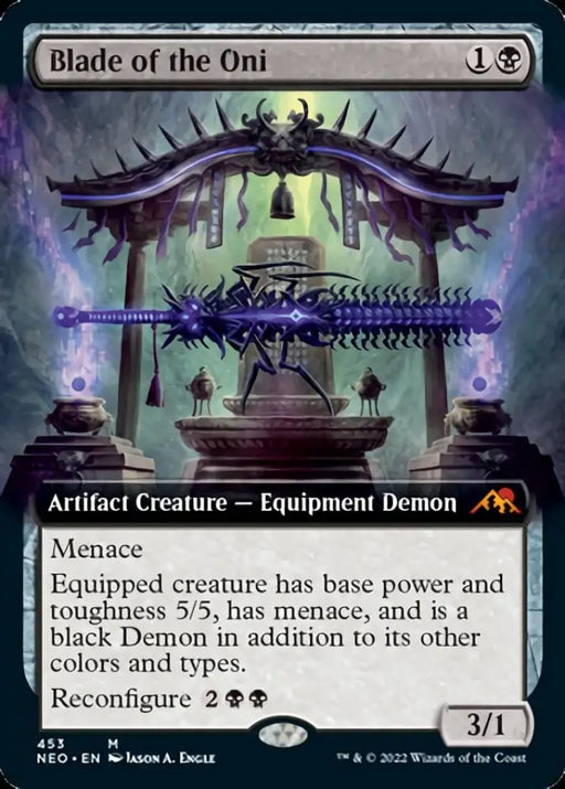 Blade of the Oni (Extended Art) [Kamigawa: Neon Dynasty] - MTG Single