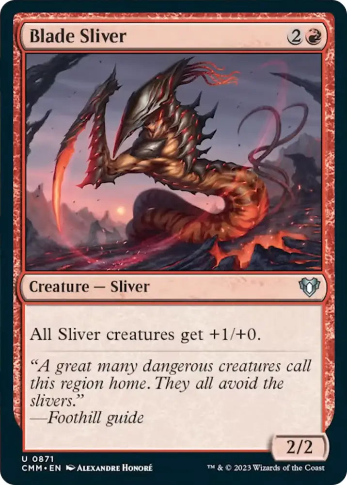 Blade Sliver [Commander Masters] - MTG Single