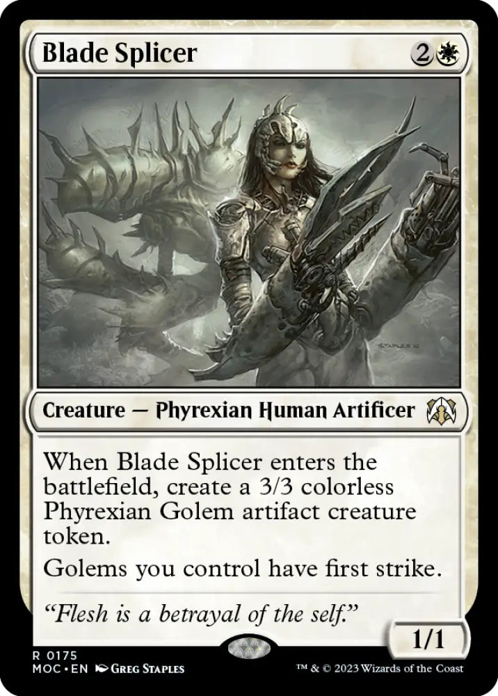 Blade Splicer [March of the Machine Commander] - MTG Single