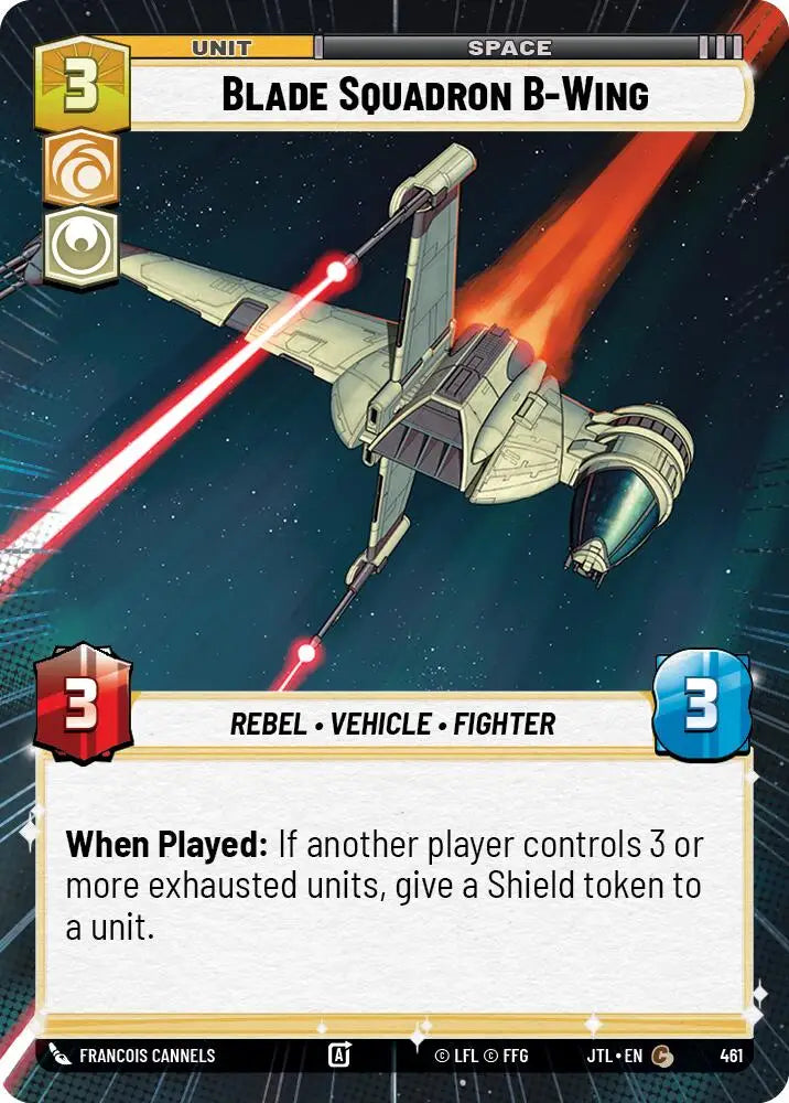 Blade Squadron B-Wing (Hyperspace) (461) [Jump to Lightspeed] - Star Wars: Unlimited Single